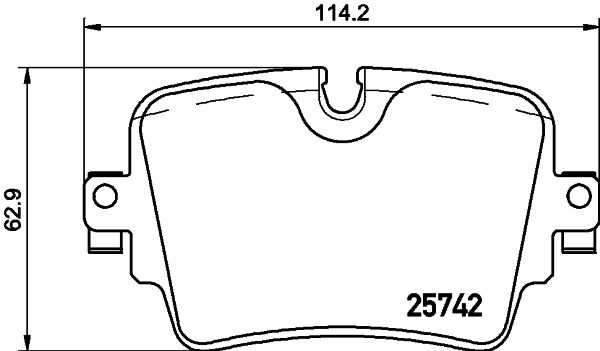 BREMBO Bremsbelagsatz, Scheibenbremse (P 36 033)