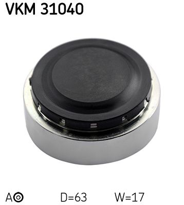 SKF Spannrolle, Keilrippenriemen (VKM 31040)
