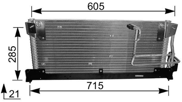 MAHLE Kondensator, Klimaanlage (AC 180 000S) MAHLE Kondensator, Klimaanlage (AC 180 000S)