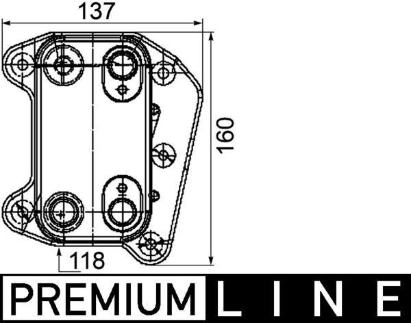 MAHLE Ladeluftkühler (CI 80 000P) MAHLE Ladeluftkühler (CI 80 000P)