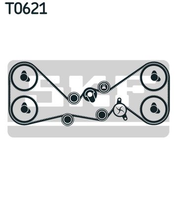 SKF Zahnriemensatz (VKMA 98112) SKF Zahnriemensatz (VKMA 98112)