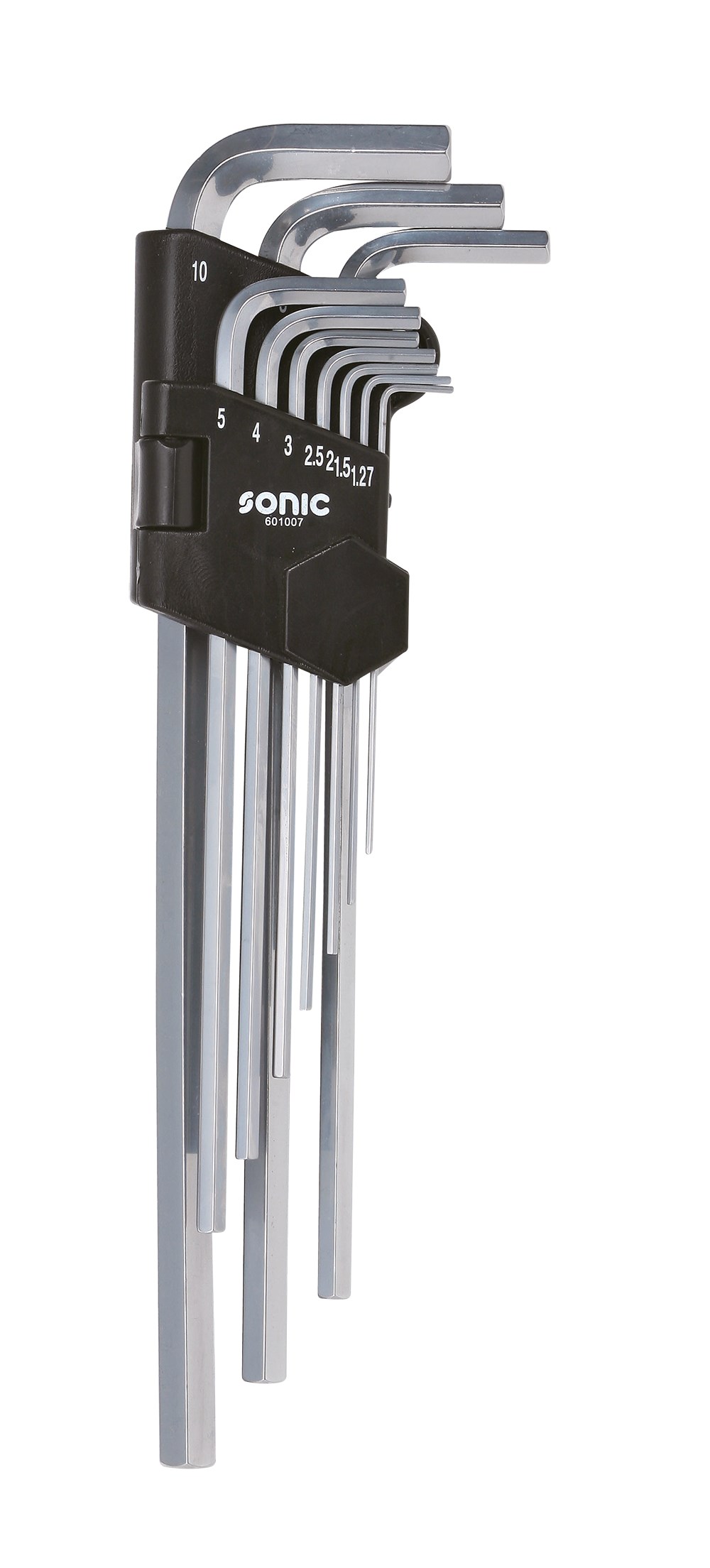 Innensechskantschlüsselsatz, lang, 1.27-10mm, 10-tlg.