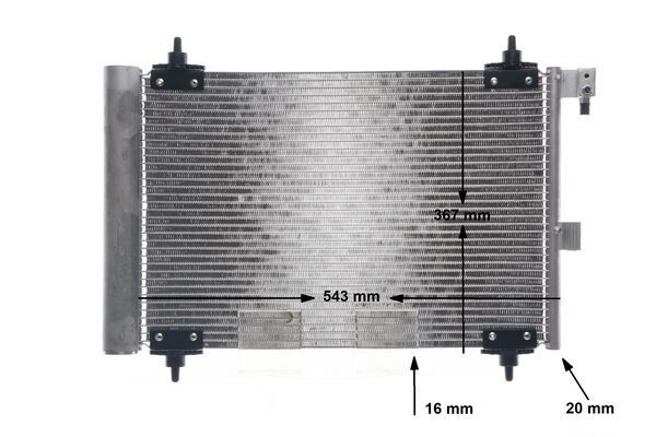 MAHLE Kondensator, Klimaanlage (AC 180 000S)