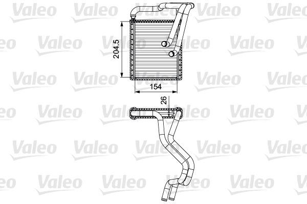 VALEO Wärmetauscher, Innenraumheizung (812430) Thumbnail