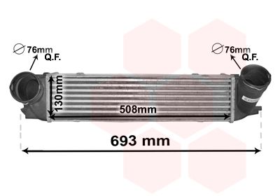 VAN WEZEL Ladeluftkühler (06004473)
