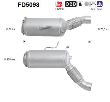 AS Ruß-/Partikelfilter, Abgasanlage (FD5098)