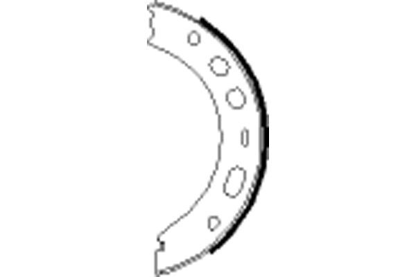 TEXTAR Bremsbackensatz, Feststellbremse (91063500)