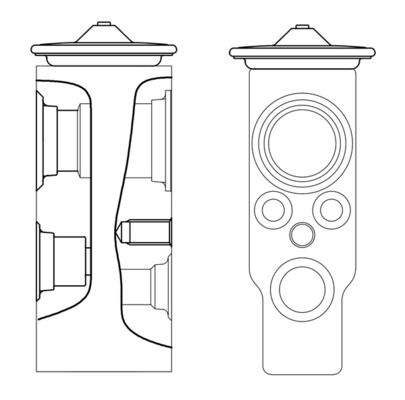 MAHLE Expansionsventil, Klimaanlage (AVE 7 000S)