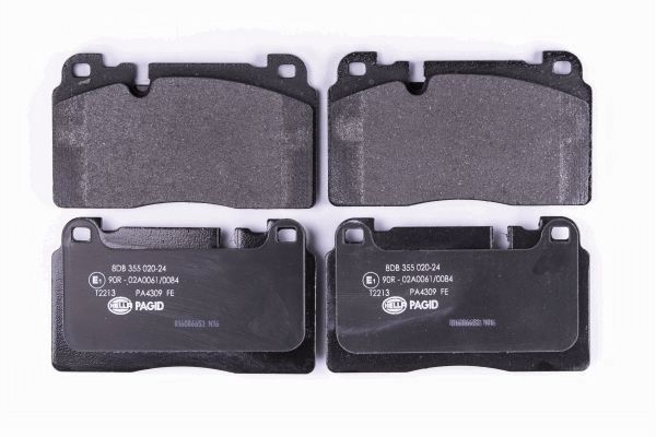 HELLA Bremsbelagsatz, Scheibenbremse (8DB 355 020-241) HELLA Bremsbelagsatz, Scheibenbremse (8DB 355 020-241)
