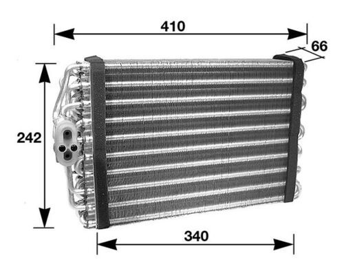 MAHLE Verdampfer, Klimaanlage (AE 46 000S)