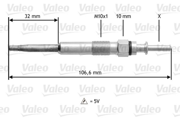 VALEO Glühkerze (345134)