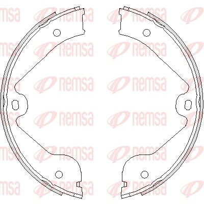 REMSA Bremsbacke, Feststellbremse (4735.00)