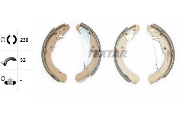 TEXTAR Bremsbackensatz (91052400)