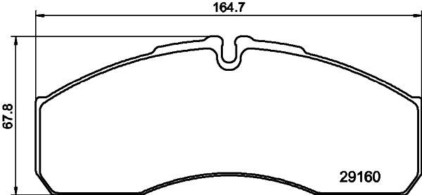 HELLA Bremsbelagsatz, Scheibenbremse (8DB 355 005-401)