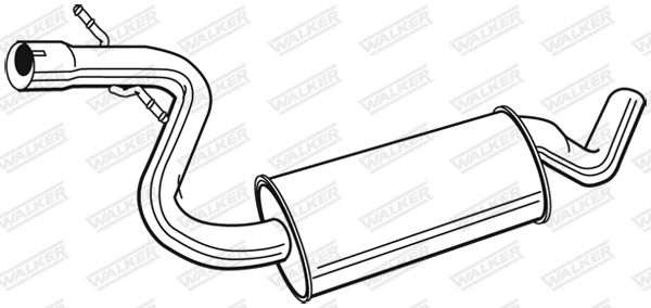 WALKER Mittelschalldämpfer (22888) Thumbnail
