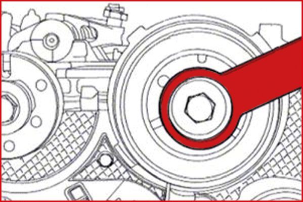 KS TOOLS Montagewerkzeug, Nockenwelle (400.2104)