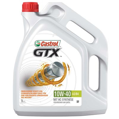 Castrol GTX 10W-40 A3/B4, 208 l (15F8F9)