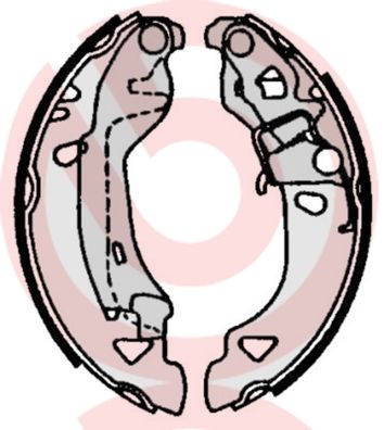 BREMBO Bremsbackensatz (S 23 513)