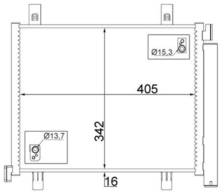 MAHLE Kondensator, Klimaanlage (AC 747 000S)