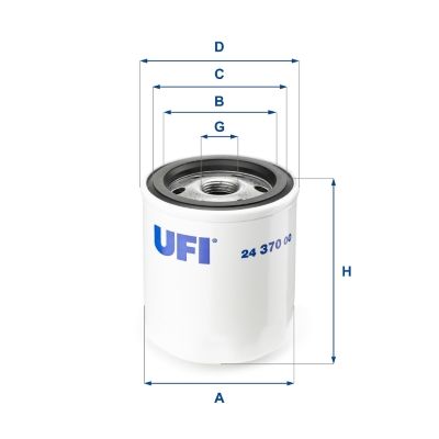 UFI Kraftstofffilter (24.370.00)