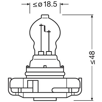 ams-OSRAM Glühlampe, Blinkleuchte (5201) 4052899600546 5201