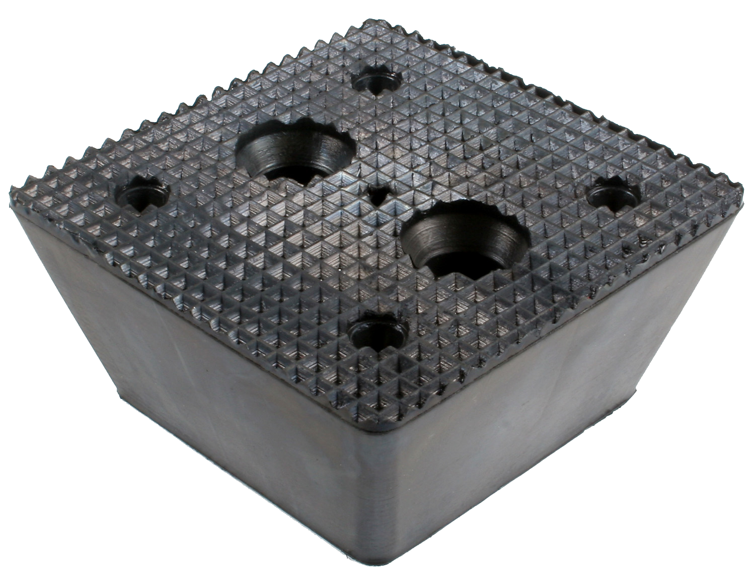 Gummi Trapezblock uni H100xB150xL150mm