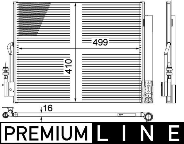 MAHLE Kondensator, Klimaanlage (AC 596 000P)