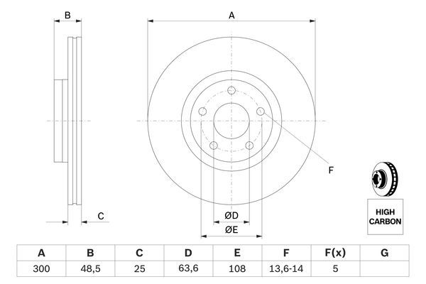 BOSCH Bremsscheibe (0 986 479 171) BOSCH Bremsscheibe (0 986 479 171)