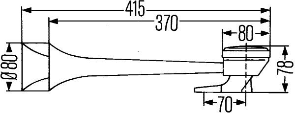 HELLA Fanfare (3PB 005 411-001)