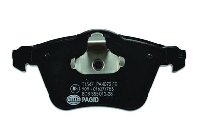 HELLA Bremsbelagsatz, Scheibenbremse (8DB 355 012-281)