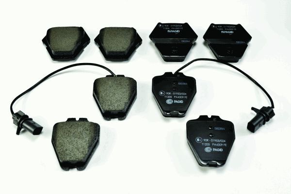 HELLA Bremsbelagsatz, Scheibenbremse (8DB 355 009-031)