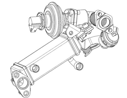 MAHLE Kühler, Abgasrückführung (CE 7 000P)