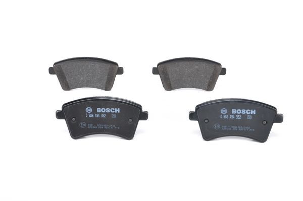 BOSCH Bremsbelagsatz, Scheibenbremse (0 986 494 332)