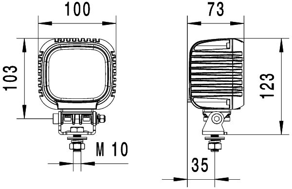 HELLA Arbeitsscheinwerfer (1GA 357 109-002)