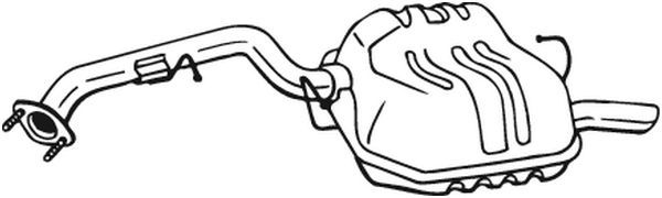 BOSAL Endschalldämpfer (171-025) Thumbnail