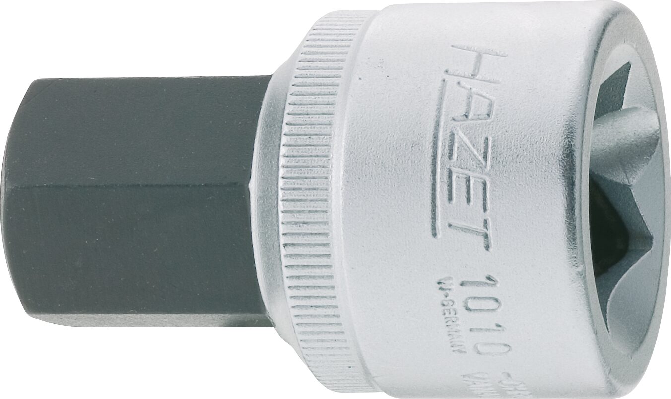 HAZET Schraubendreher-Steckschlüsseleinsatz 1010-22 ∙ Vierkant20 mm (3/4 Zoll) ∙ Innen-Sechskant Profil ∙ 22 mm