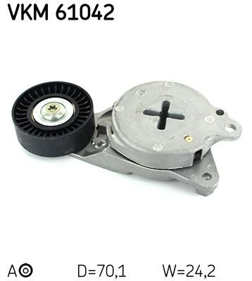 SKF Spannrolle, Keilrippenriemen (VKM 61042)