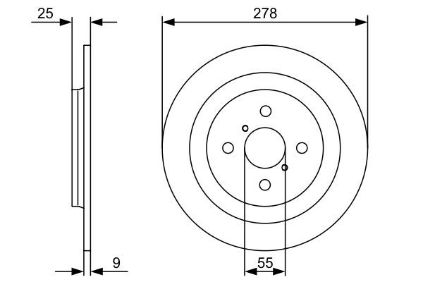 BOSCH Bremsscheibe (0 986 479 360) BOSCH Bremsscheibe (0 986 479 360)