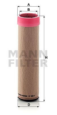 MANN-FILTER Sekundärluftfilter (CF 990/2)