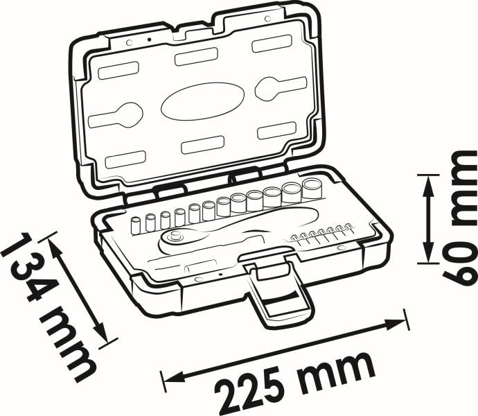 VIGOR Steckschlüsselsatz (V3734N)