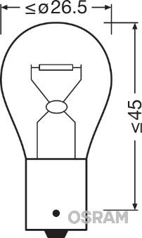 ams-OSRAM Glühlampe, Blinkleuchte (7507DC-02B) Thumbnail