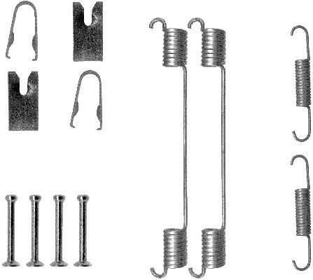 HELLA Zubehörsatz, Bremsbacken (8DZ 355 200-871)