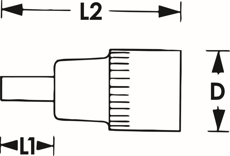 VIGOR Kraft-Stecknuss (V7019-H19)