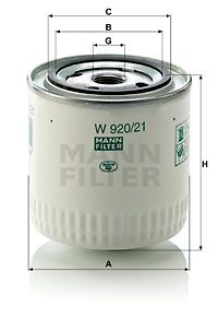 MANN-FILTER Ölfilter (W 920/21)