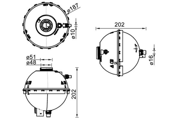 MAHLE Ausgleichsbehälter, Kühlmittel (CRT 211 000S)