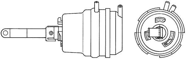 MAHLE Stellelement, Mischklappe (AA 4 000P) MAHLE Stellelement, Mischklappe (AA 4 000P)