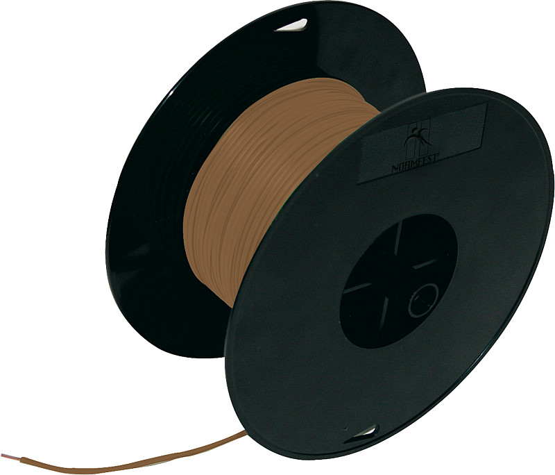 FLRY-KABEL SPULE 100M 1,0 BRAUN (3770-009-09) | NORMFEST