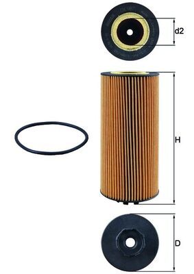 KNECHT Ölfilter (OX 987D)