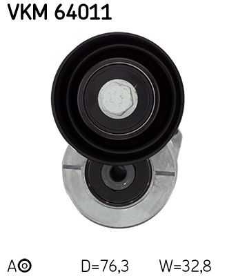 SKF Spannrolle, Keilrippenriemen (VKM 64011)