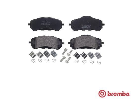 BREMBO Bremsbelagsatz, Scheibenbremse (P 61 120)